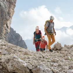 via ferrata on the wild emperor