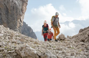 via ferrata on the wild emperor